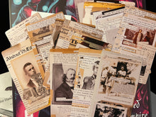 Load image into Gallery viewer, spread of collage cards by Hutchings