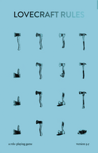 Load image into Gallery viewer, The cover of the Lovecraft Rules zine