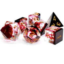 Load image into Gallery viewer, view of bloody, clotted looking dice