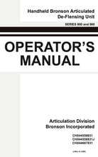 Load image into Gallery viewer, cover of Operator's Manual for the Handheld Bronson Articulated De-Flensing Unit: A Game