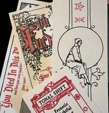 Load image into Gallery viewer, a close up of fancy bookmarks
