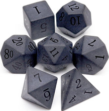Load image into Gallery viewer, Appropriate Obsidian Dice Set
